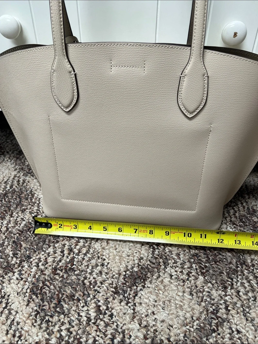 kate spade Cream/Beige Pebbled Leather Tote